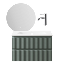Panama 800mm Olive Vanity Package with Mixer & LED Mirror